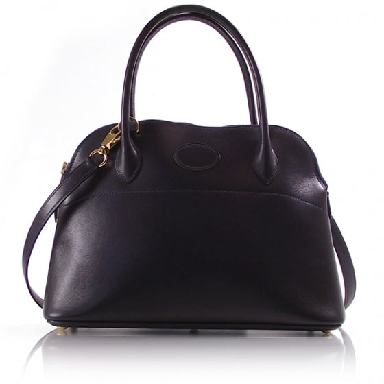 Hermes Chevre Leather Bolide Tote Bleu 1 of 11