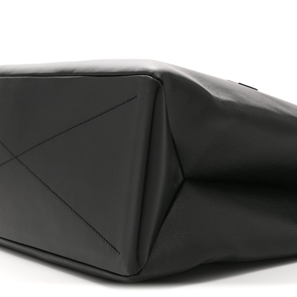Calfskin Shopper Tote MM Black
