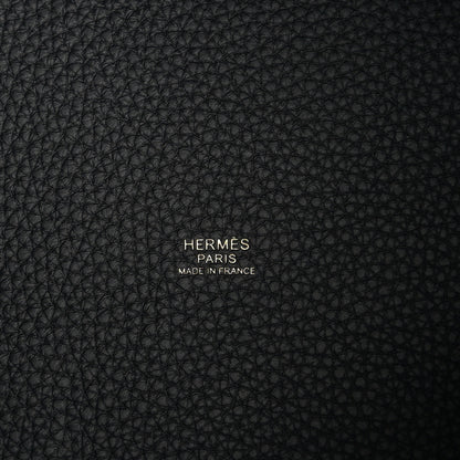 Hermes Taurillon Clemence Picotin Lock 22 MM Black 6 of 12