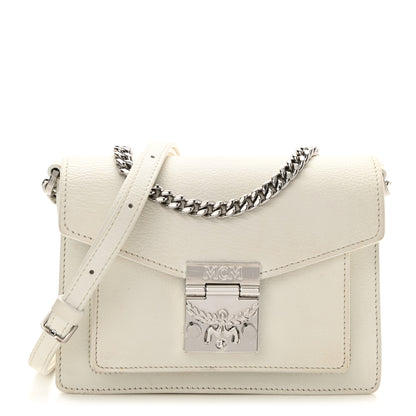 MCM Calfskin Park Avenue Mini Patricia Crossbody Bag White 1 of 11