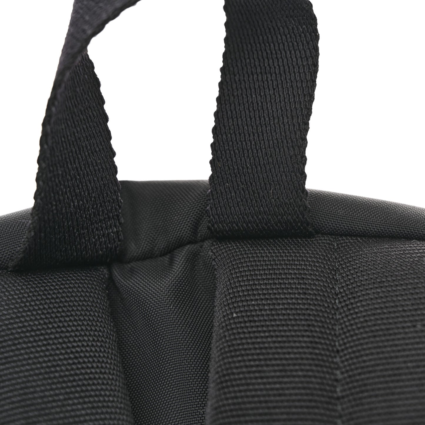 Sport Nylon Logo Embroidered Large Wheel Backpack Black
