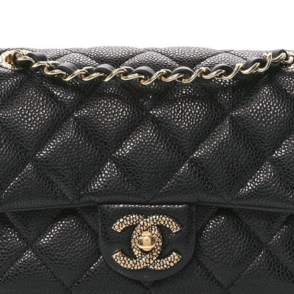 Chanel Grained Lambskin Quilted Mini Flap Black 8 of 11