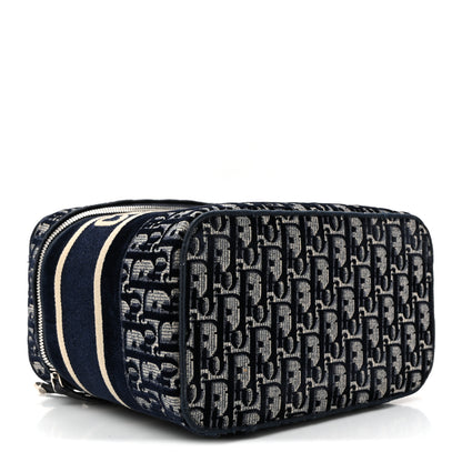 Christian Dior Oblique Diortravel Vanity Case Blue 4 of 10