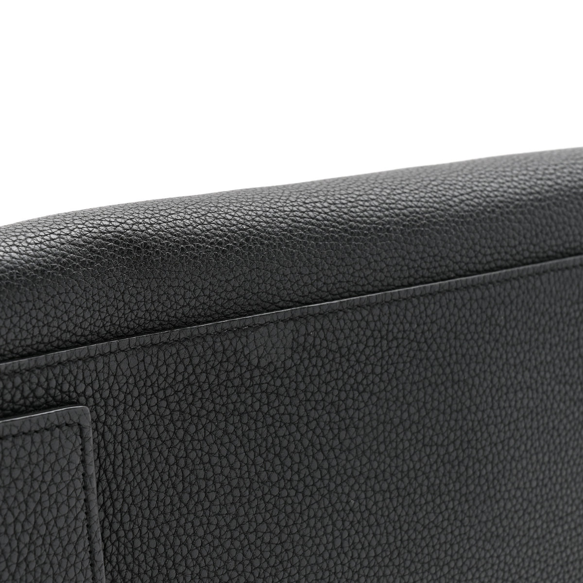 Grained Calfskin Small Supple Sac De Jour Black