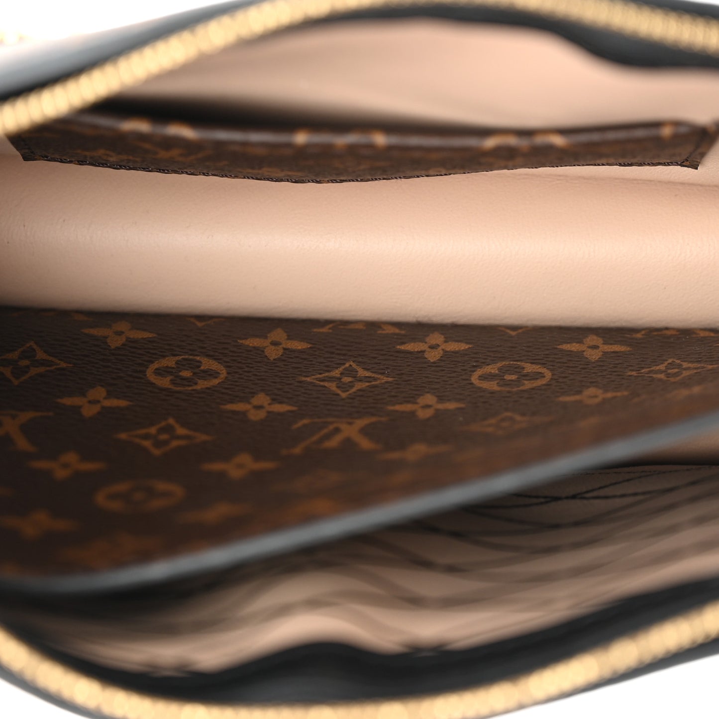 Reverse Monogram Trunk Clutch