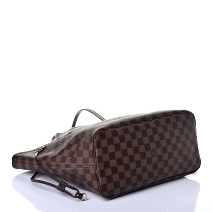 Louis Vuitton Damier Ebene Neo Neverfull MM Rose Ballerine 4 of 8