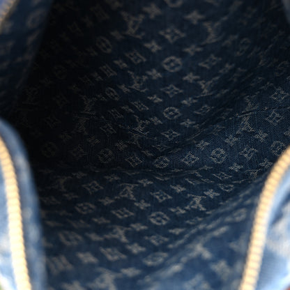 Louis Vuitton Monogram Denim Baggy PM  Blue 5 of 9