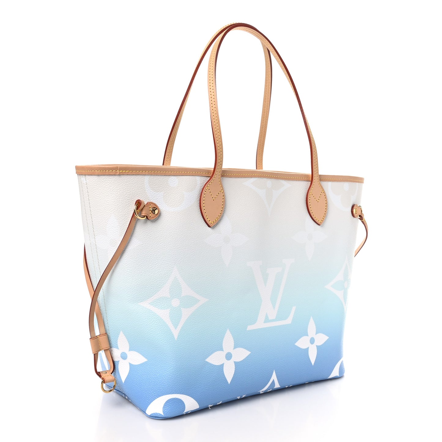 Monogram Giant By The Pool Neverfull MM Blue