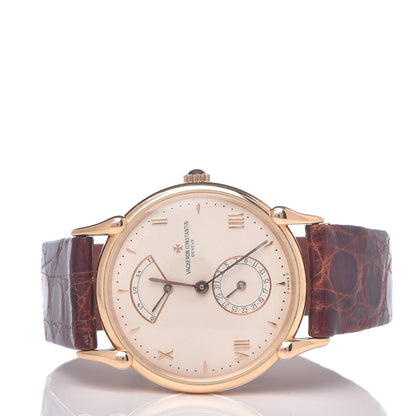 Vacheron Constantin 18K Pink Gold Alligator 31.5mm Les Historiques Tour de L'ile Power Reserve Manual Winding Watch 48100/000J-3 3 of 7