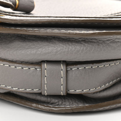 Chloe Calfskin Mini Marcie Round Crossbody Bag Cashmere Grey 11 of 14