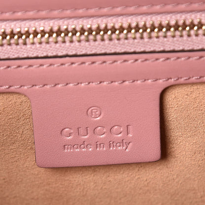 Gucci Guccissima Signature Medium Padlock Shoulder Bag Rose Baby Candy 8 of 9