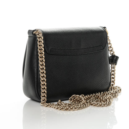 Gucci Pebbled Calfskin Small Soho Flap Crossbody Black 3 of 7