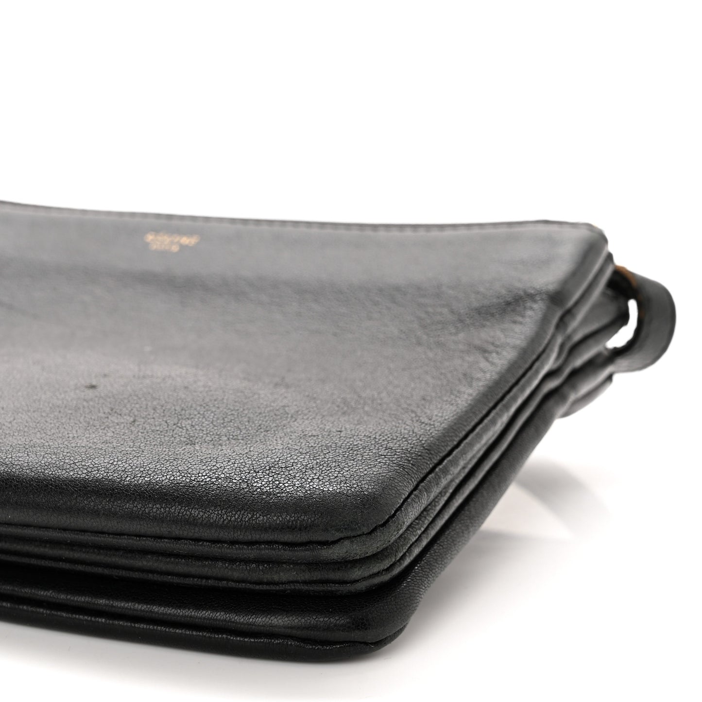 Lambskin Small Trio Crossbody Bag Black