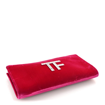 Tom Ford Velvet Crystal TF Clutch Pink 4 of 6
