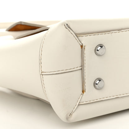 Bottega Veneta French Calfskin Maxi Intrecciato Small Arco Bianco 9 of 11
