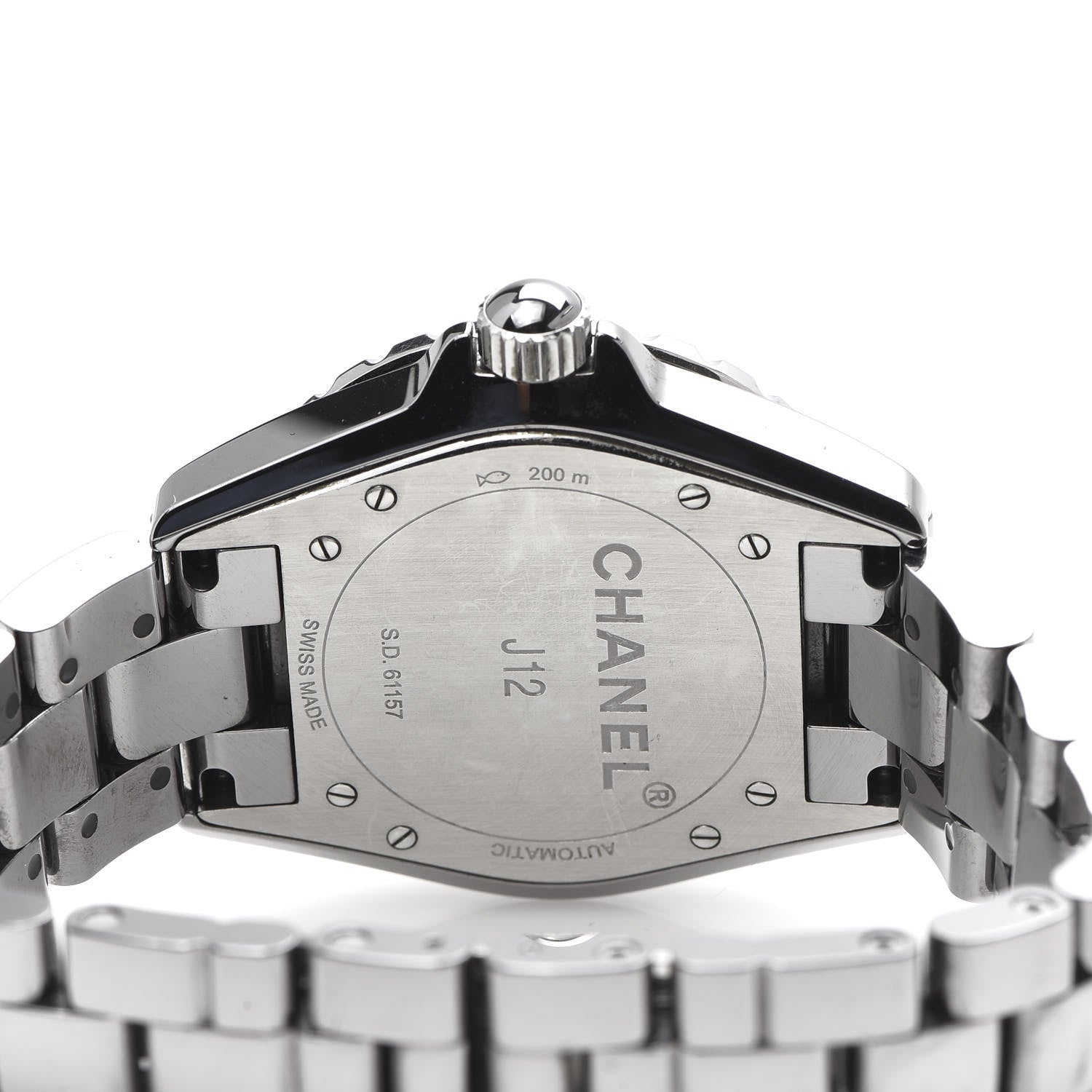 Chanel Titanium Ceramic 38mm J12 Chromatic Automatic Watch 6 of 7