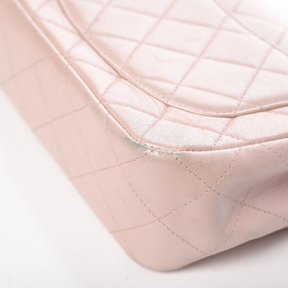 Chanel Metallic Lambskin Quilted Extra Mini Flap Light Pink 14 of 14