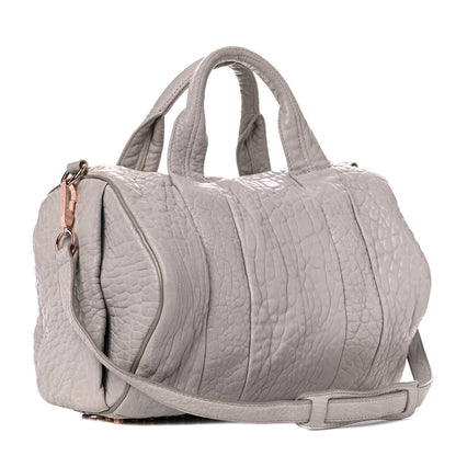 Alexander Wang Pebbled Lambskin Rocco Lilac Rose Gold Hardware 2 of 19