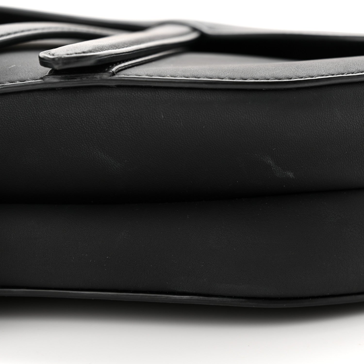 Christian Dior Ultra Matte Calfskin Saddle Bag Black 15 of 16