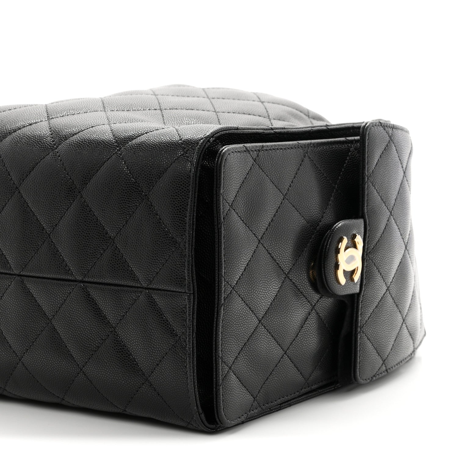Chanel Caviar Quilted Medium Chanel 25 Handbag Black 11 of 12