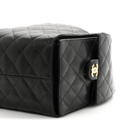 Chanel Caviar Quilted Medium Chanel 25 Handbag Black 11 of 12