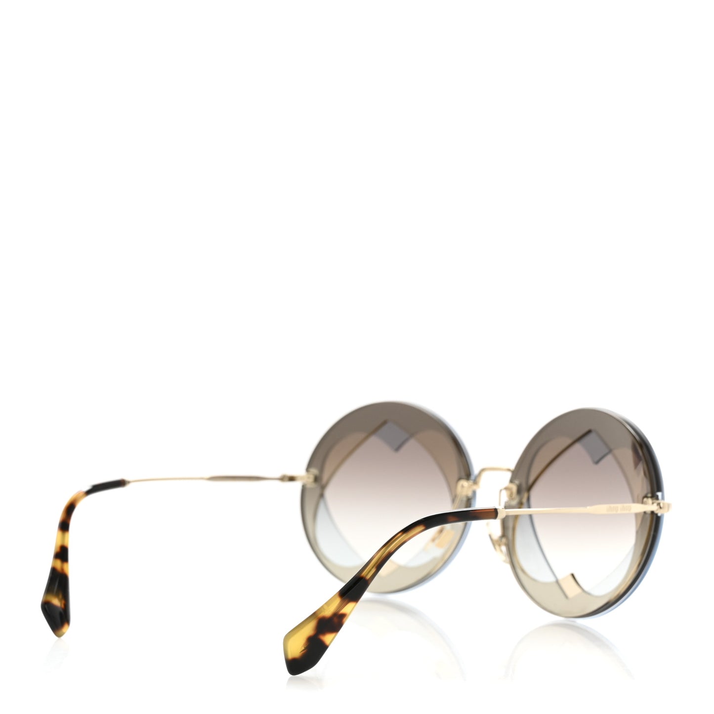 Acetate Heart Round SMU01S Sunglasses Blue