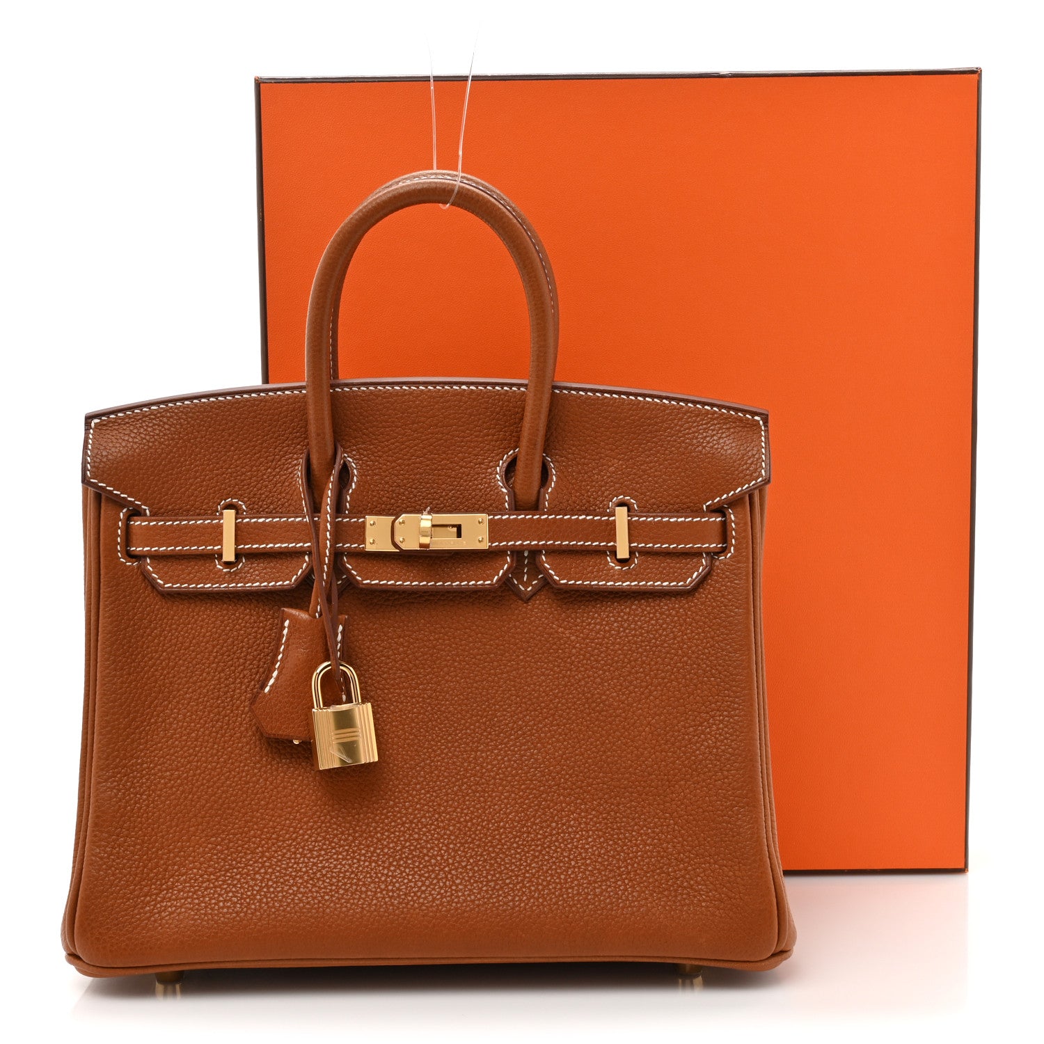 Hermes Natural Barenia Faubourg Birkin 25 Fauve 16 of 16