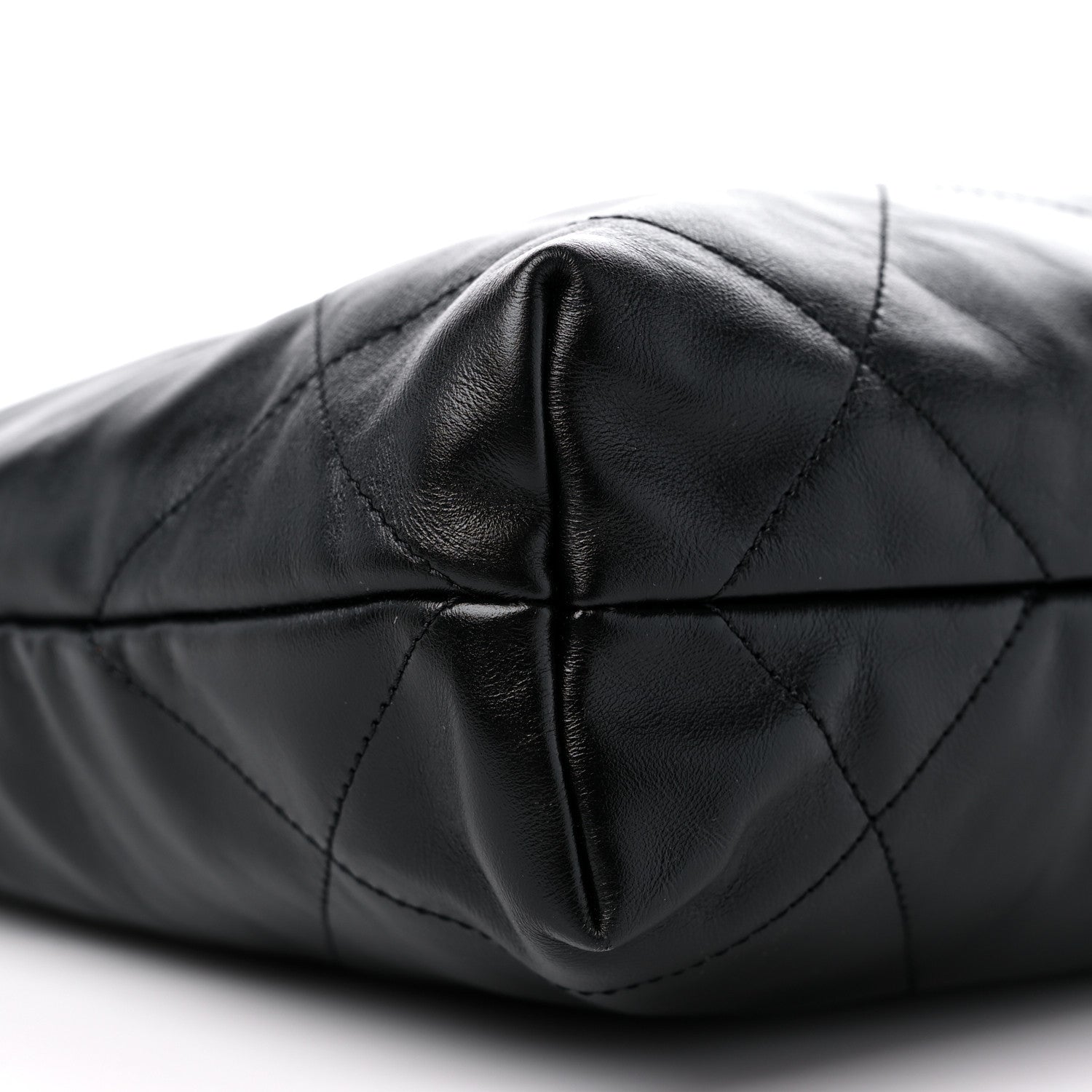 Chanel Shiny Calfskin Quilted Small Chanel 22 Black 9 of 10