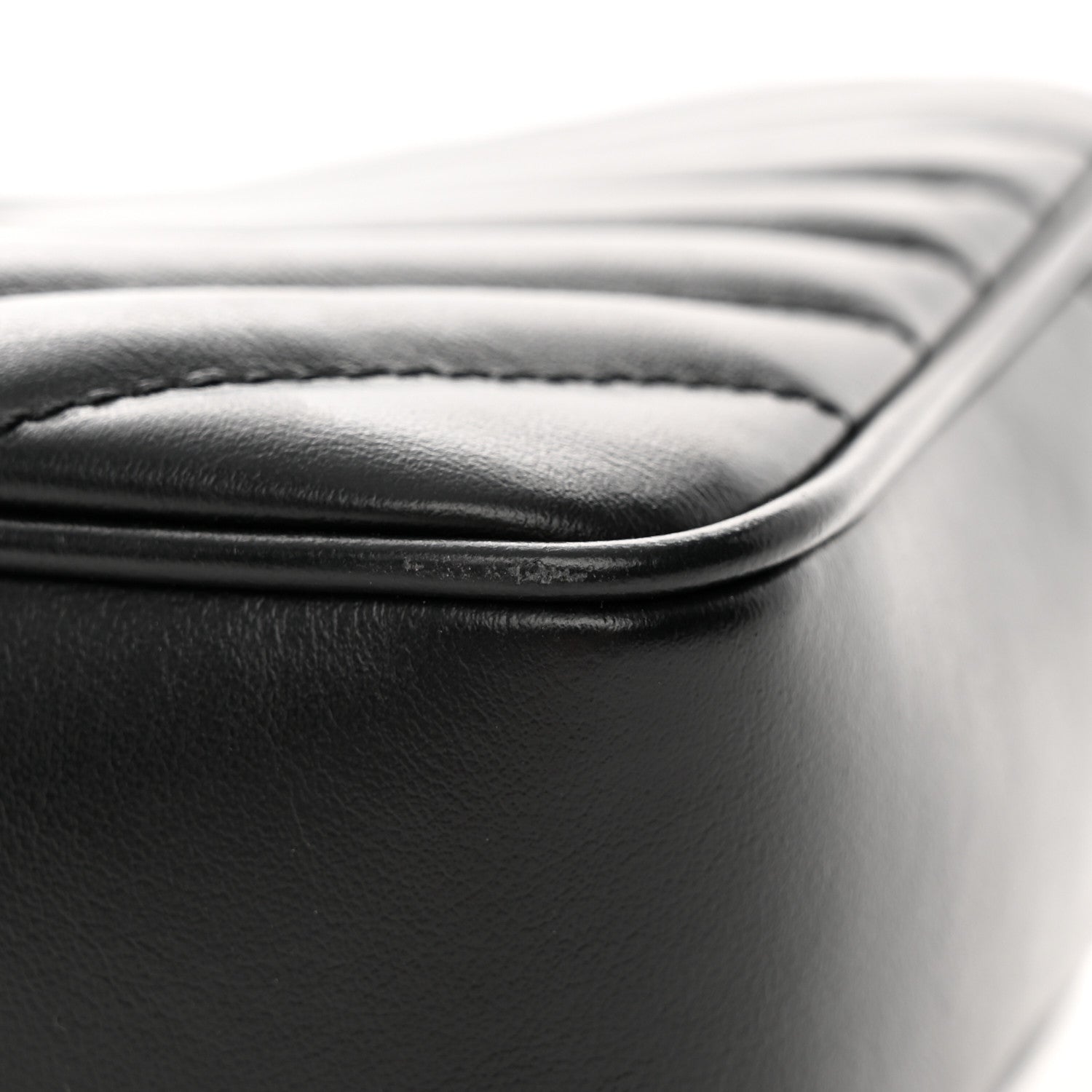 Saint Laurent Calfskin Matelasse Monogram Lou Camera Bag Black 10 of 14