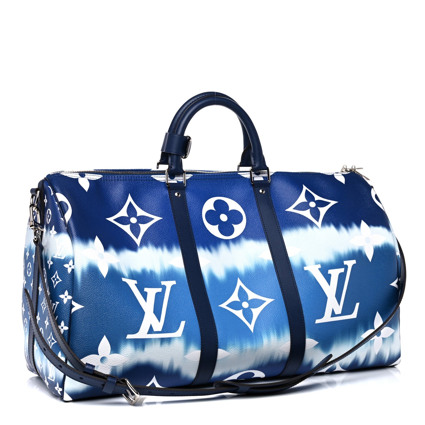 Monogram Escale Keepall Bandouliere 50 Blue
