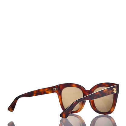 Gucci Acetate Square Frame Sunglasses GG0029SA Tortoise 4 of 7