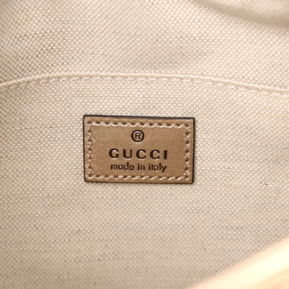 Gucci Metallic Sakai Be Green Calfskin Diagonal Stitched Small Blondie Shoulder Bag Gold 6 of 10