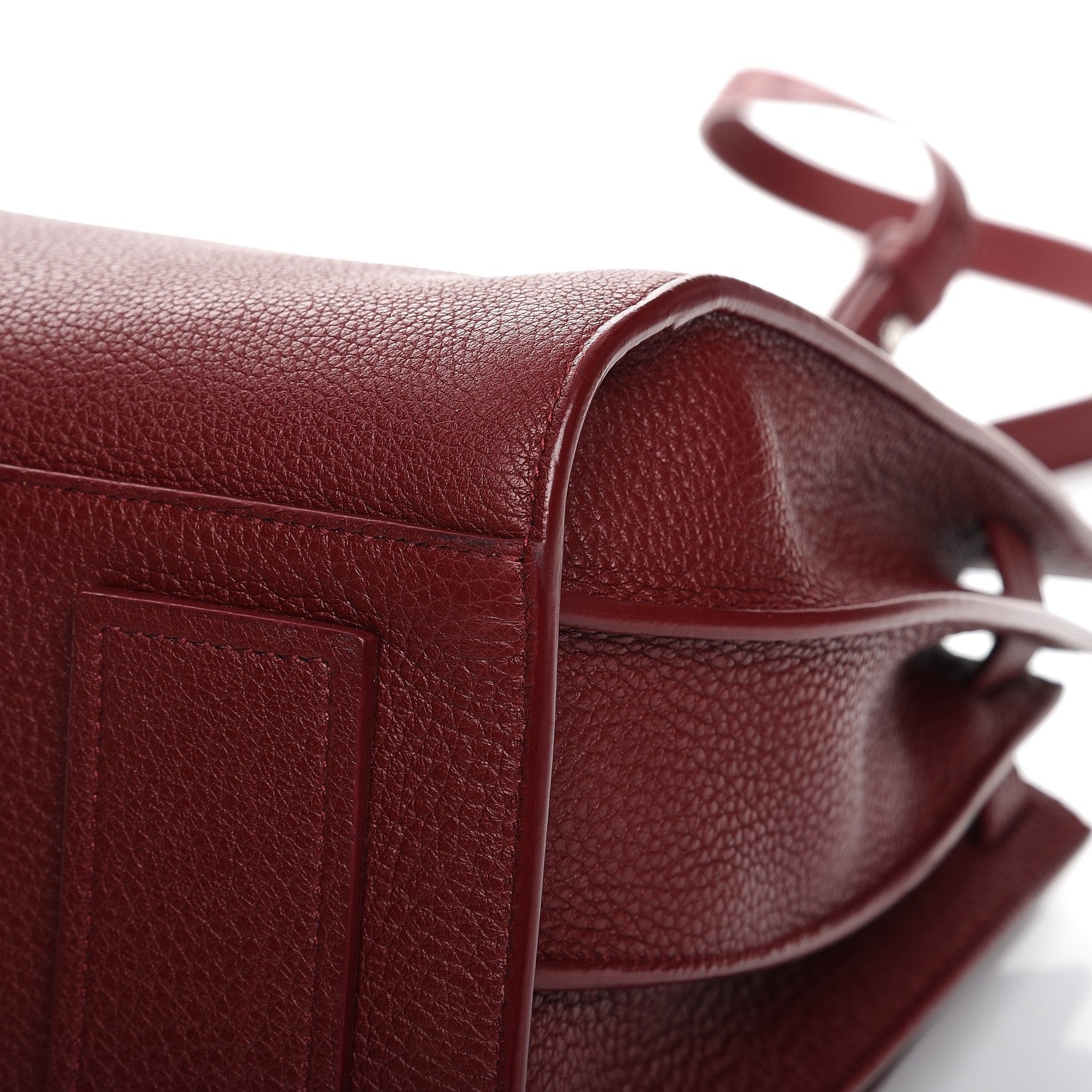 Saint Laurent Grained Calfskin Small Supple Sac De Jour Dark Pallisandre 13 of 13