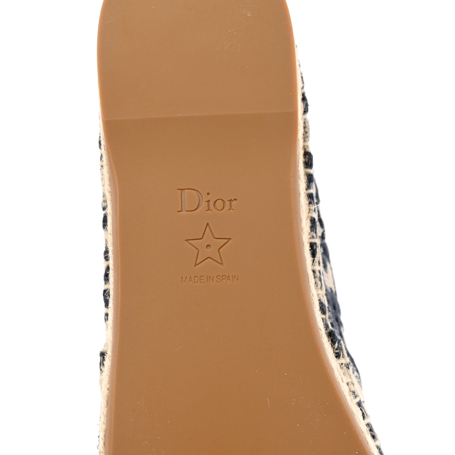 Christian Dior Oblique Embroidered Granville 15mm Espadrilles 39.5 Deep Blue 8 of 8