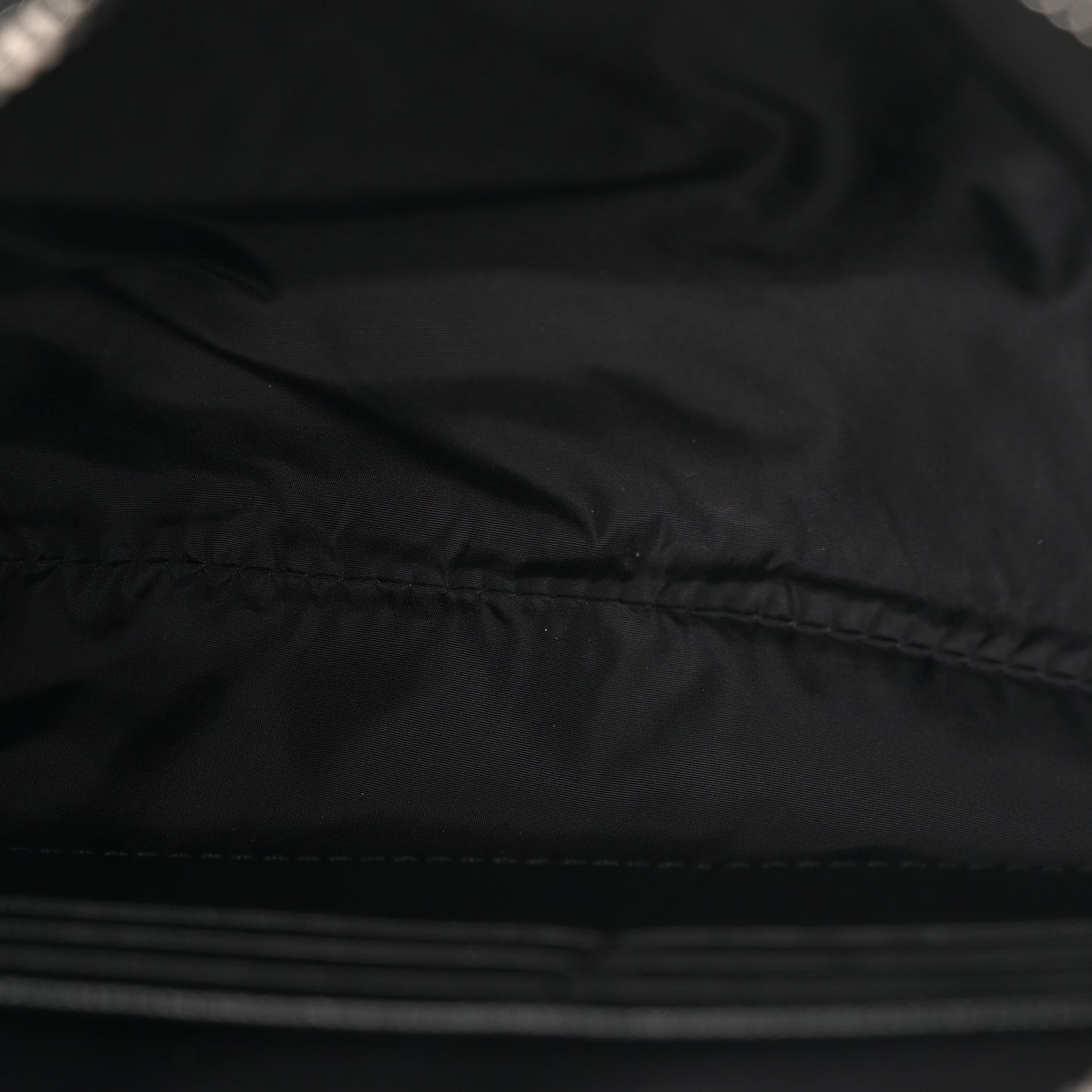 Tessuto Nylon Saffiano Wristlet Black