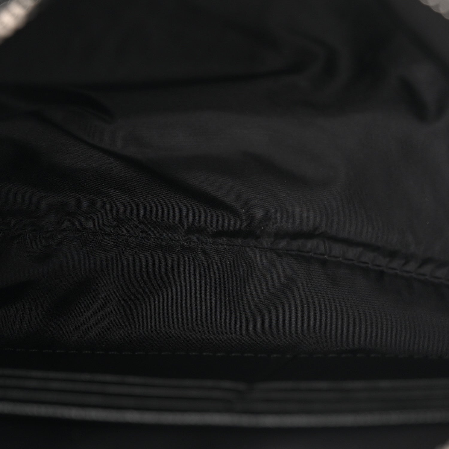 Prada Tessuto Nylon Saffiano Wristlet Black 5 of 8