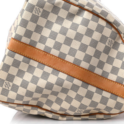 Louis Vuitton Damier Azur Keepall Bandouliere 55 15 of 28