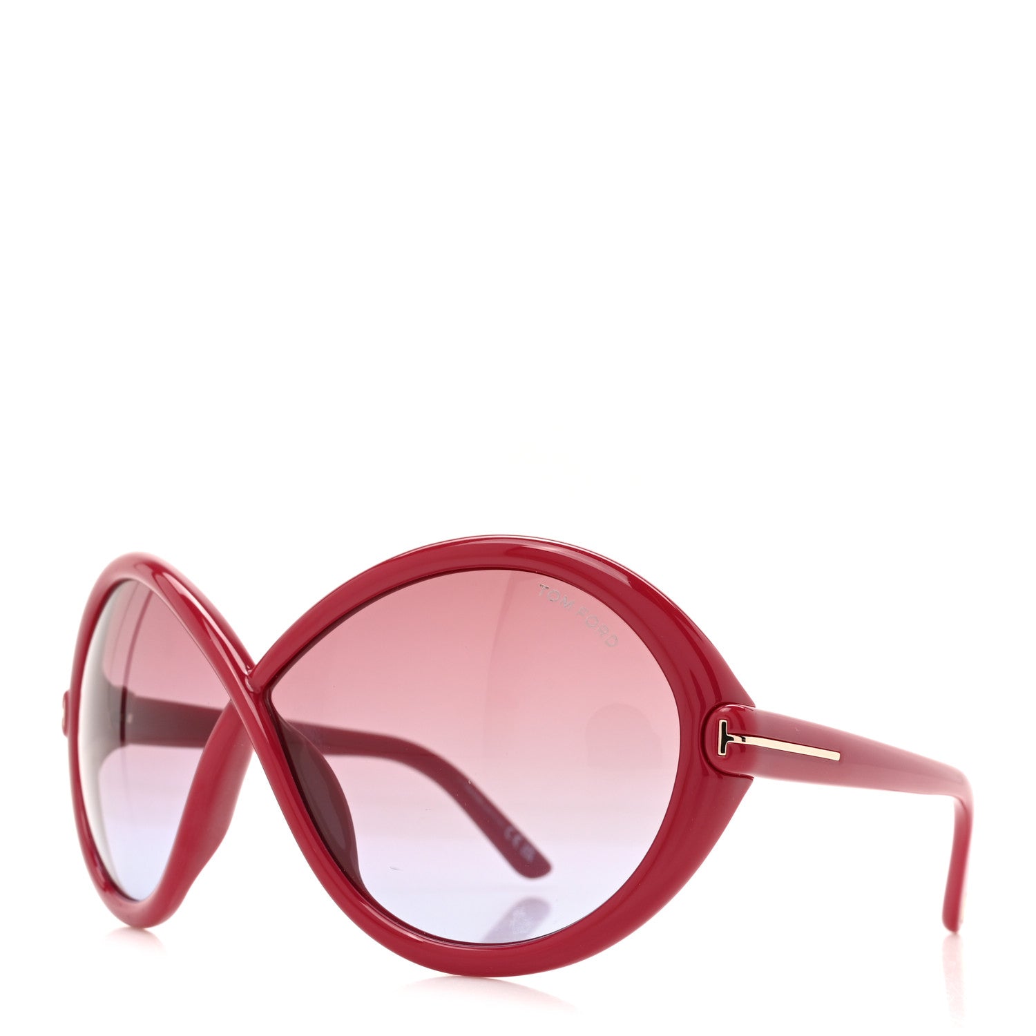 Tom Ford Acetate Jada Sunglasses TF1070 Fuchsia 1 of 8