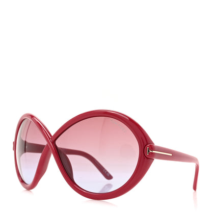 Tom Ford Acetate Jada Sunglasses TF1070 Fuchsia 1 of 8