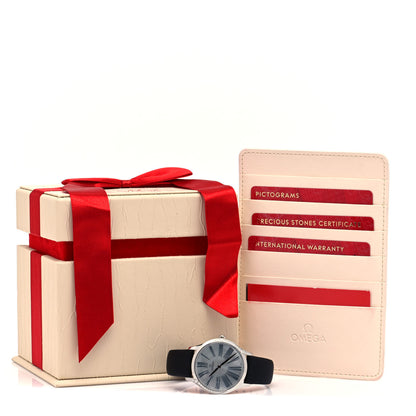 Omega Stainless Steel Satin Diamond Bezel Mother of Pearl 36mm De Ville Tresor Quartz Watch 428.17.36.60.05.001 5 of 5