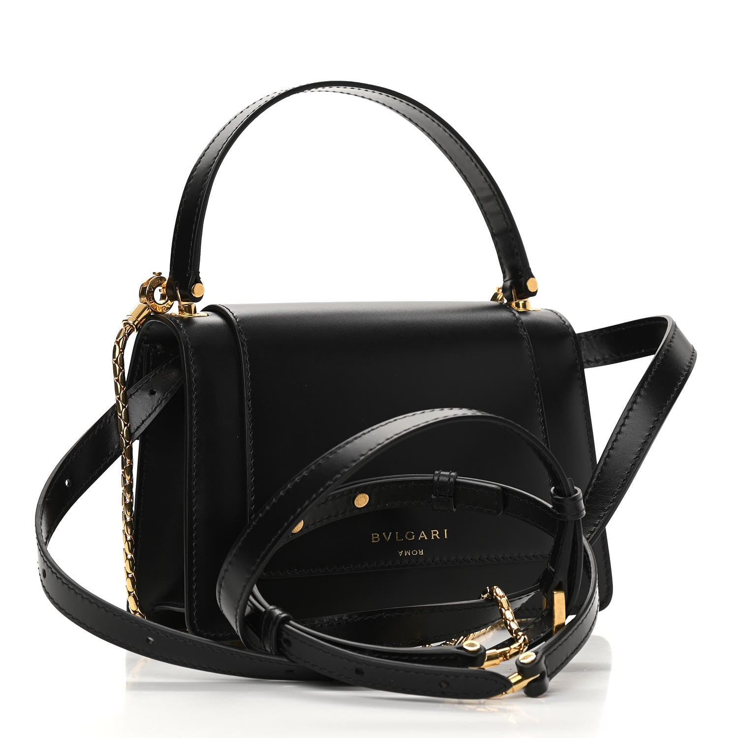 Bulgari x ALEXANDER WANG Calfskin Serpenti Belt Bag Black 2 of 10