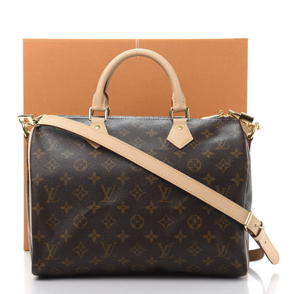 Louis Vuitton Monogram Speedy Bandouliere 30 10 of 10