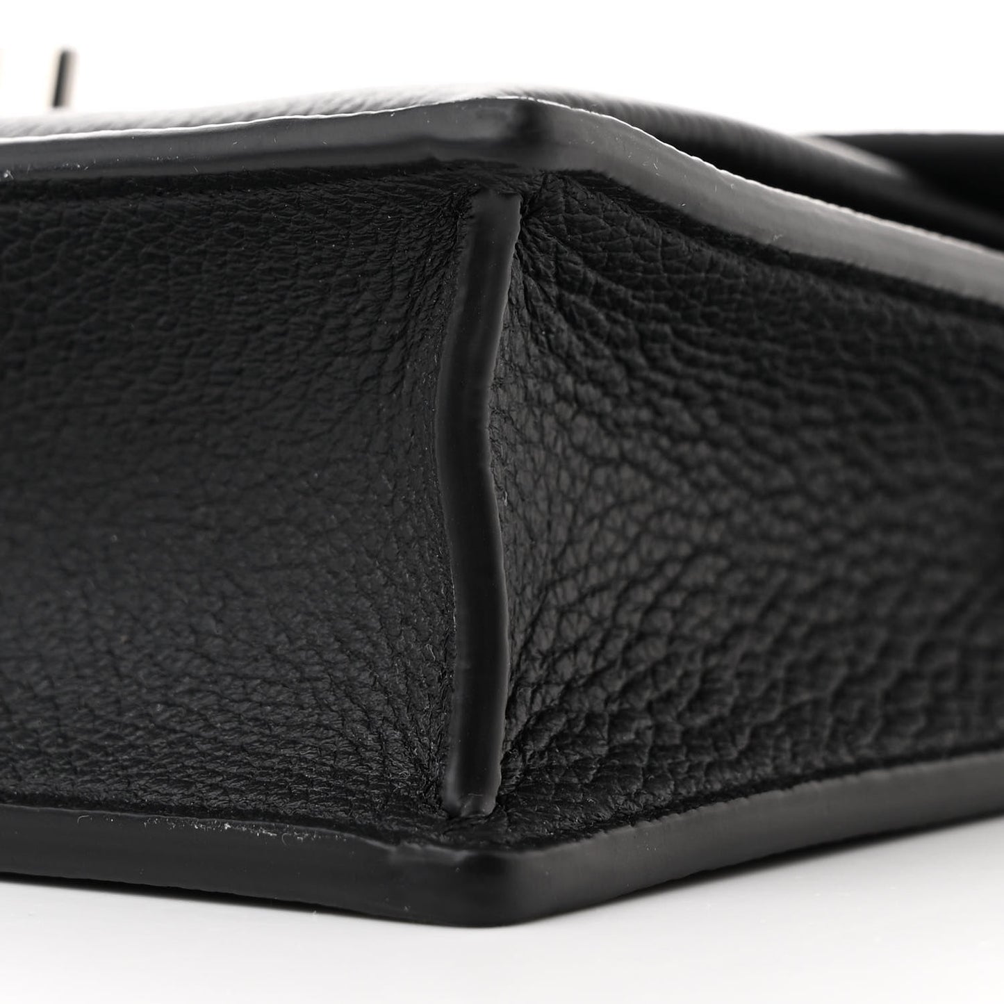 Soft Calfskin My Lockme Chain Pochette Black