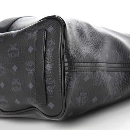 MCM Visetos Medium Liz Reversible Shopper Tote Black 11 of 28