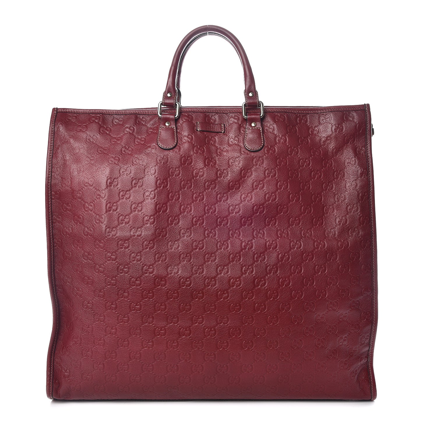 Guccissima XL Tote Red