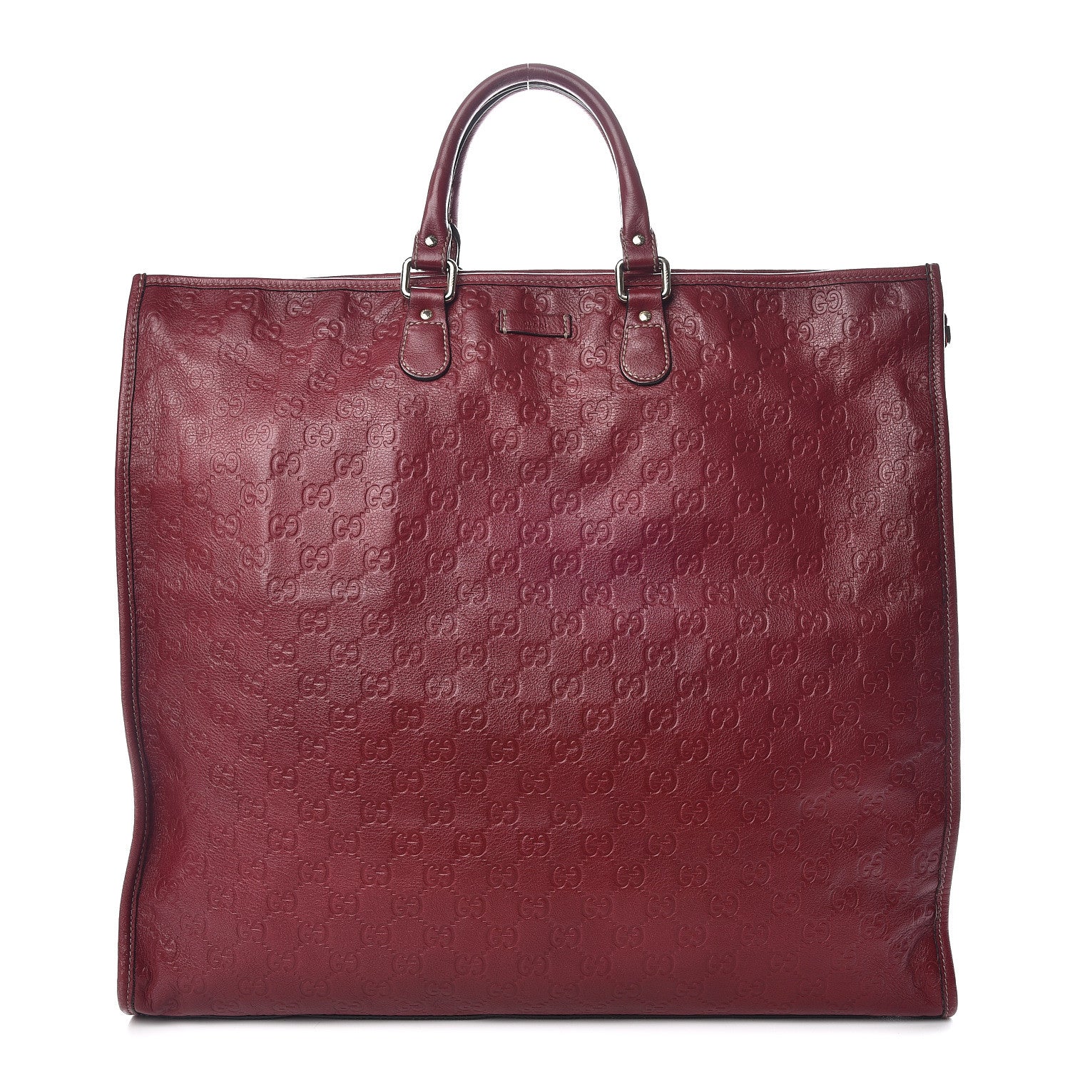 Gucci Guccissima XL Tote Red 1 of 16