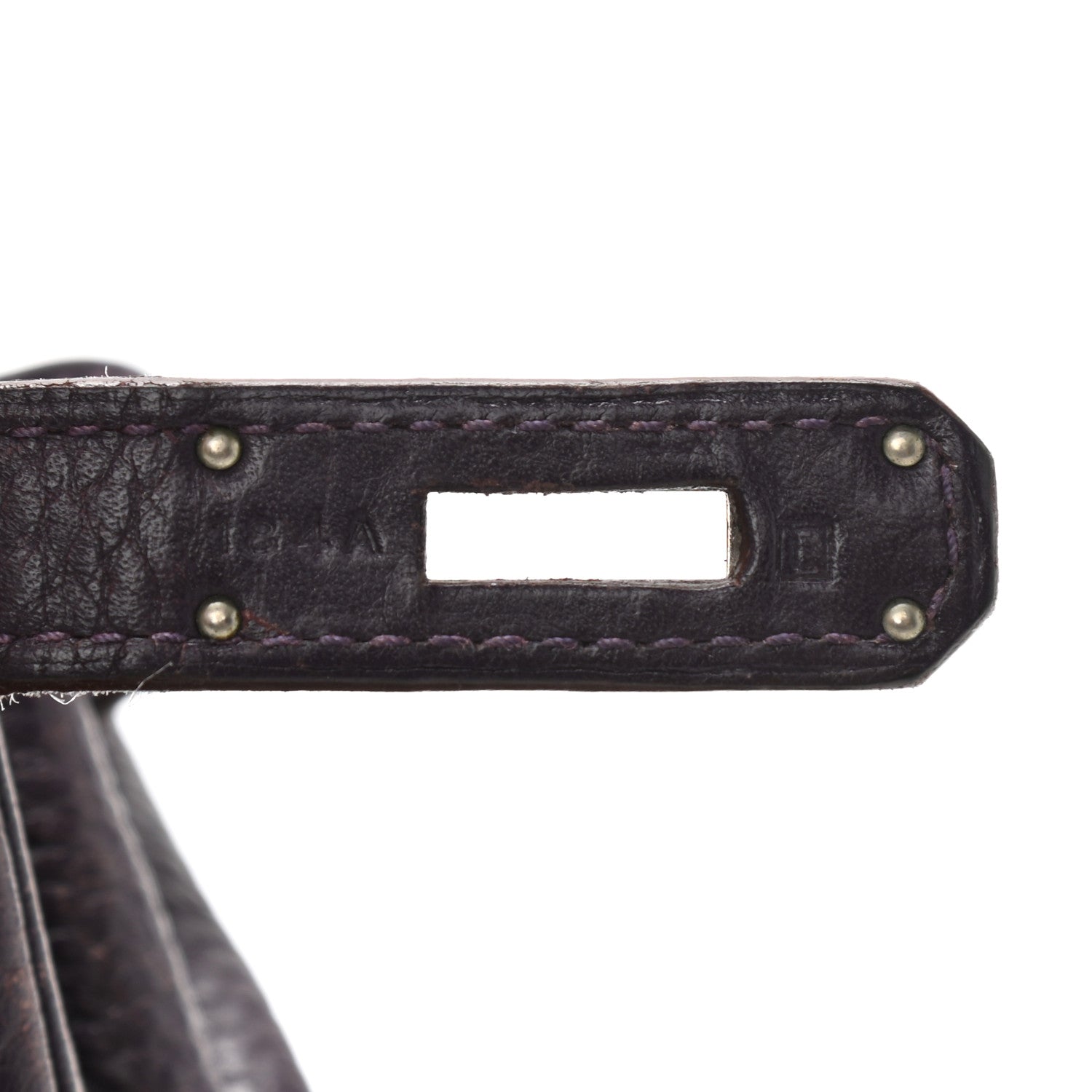 Hermes Taurillon Clemence Birkin 40 Raisin 7 of 17