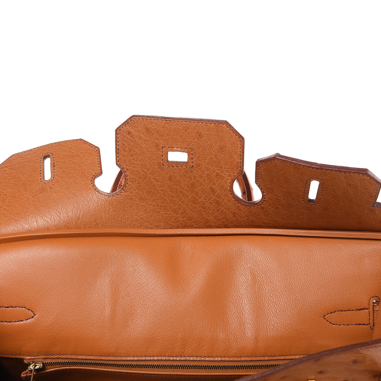 Ostrich Birkin 35 Gold