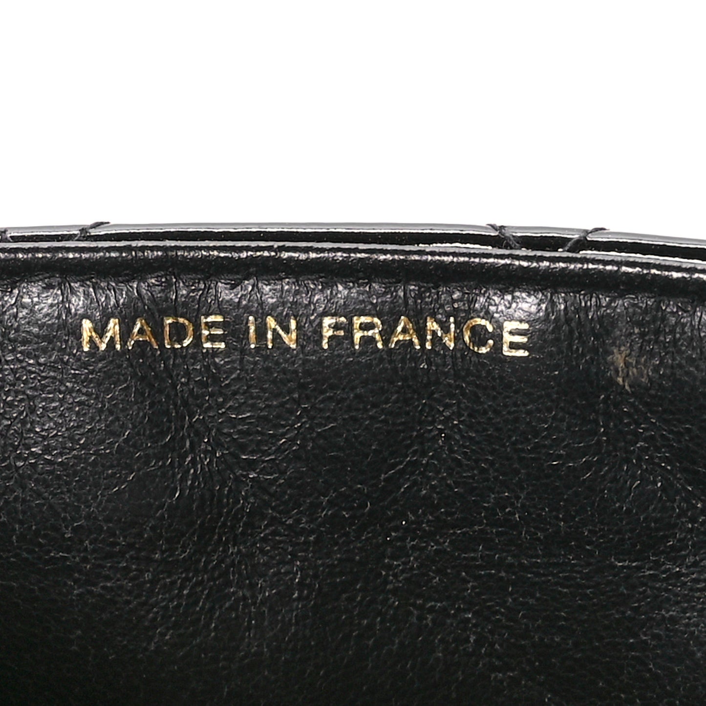 Patent Quilted Double Sided Shoulder Flap Bag Black