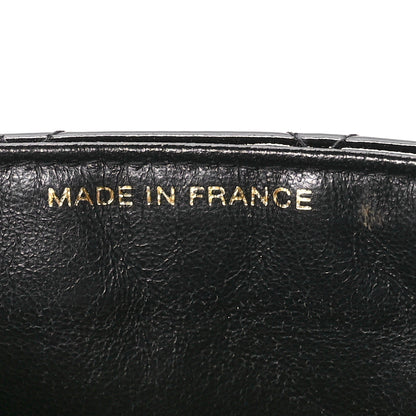 Chanel Patent Quilted Double Sided Shoulder Flap Bag Black 7 of 13